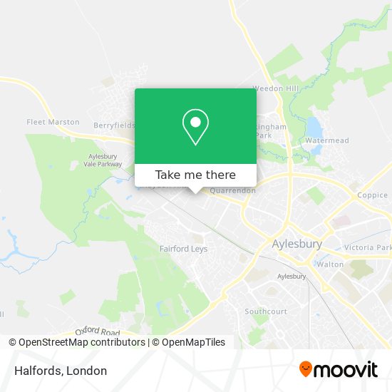 Halfords map