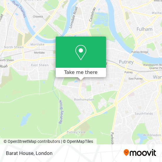 Barat House map