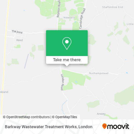 Barkway Wastewater Treatment Works map