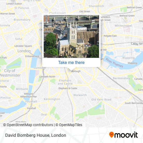 David Bomberg House map