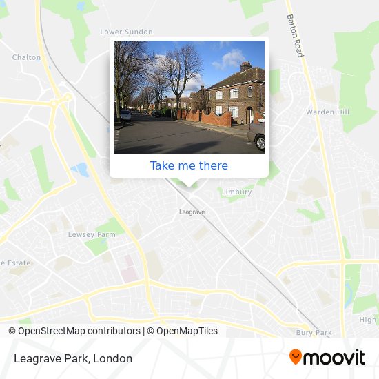 Leagrave Park map
