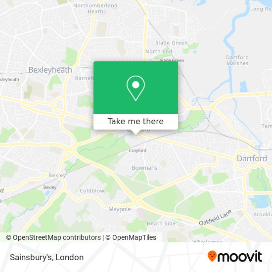 Sainsbury's map