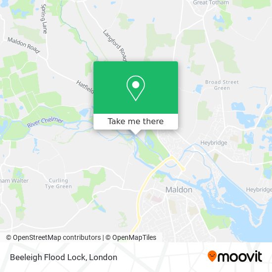 Beeleigh Flood Lock map