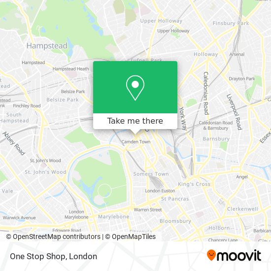 One Stop Shop map