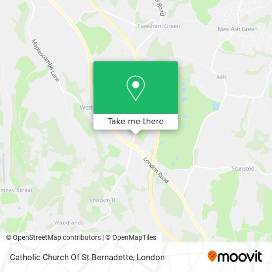 Catholic Church Of St Bernadette map
