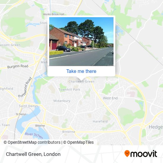 Chartwell Green map