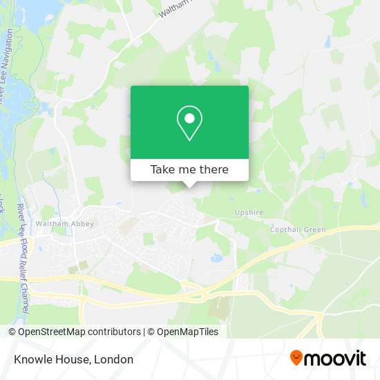 Knowle House map