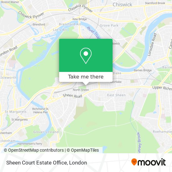 Sheen Court Estate Office map