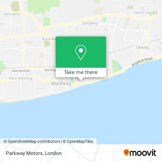 Parkway Motors map