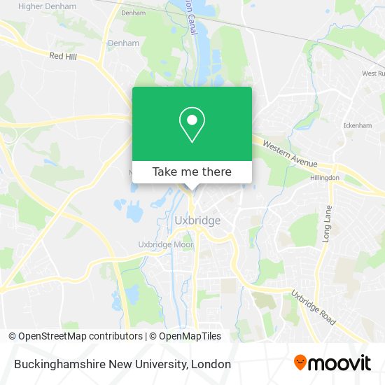 Buckinghamshire New University map