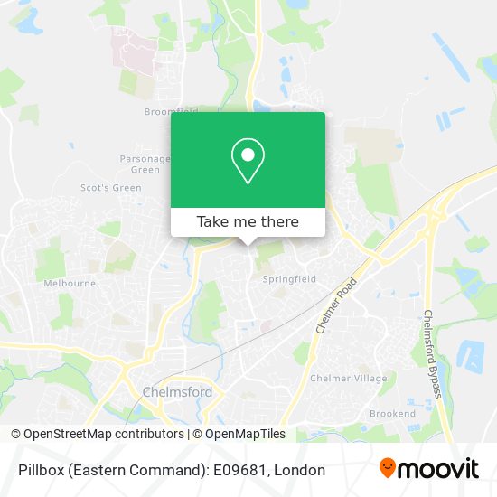 Pillbox (Eastern Command): E09681 map