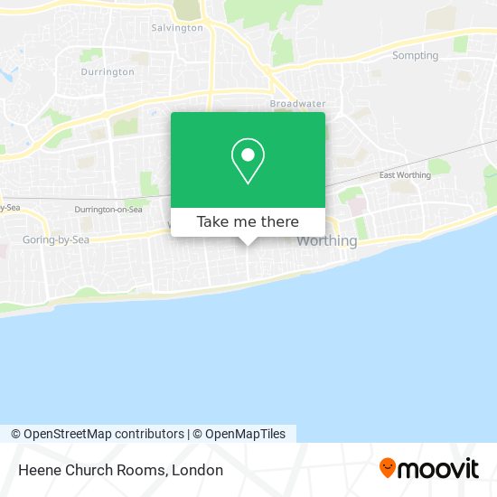 Heene Church Rooms map