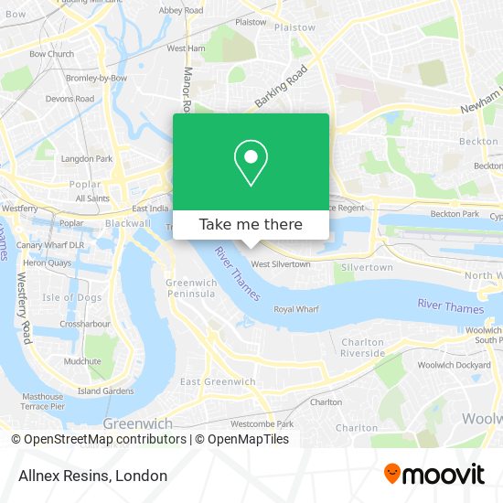 Allnex Resins map