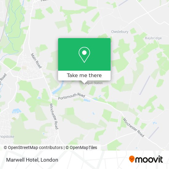 Marwell Hotel map