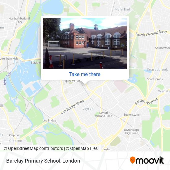 Barclay Primary School map