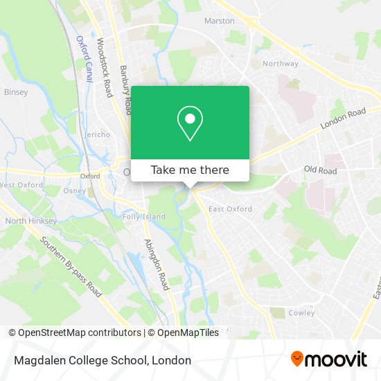 Magdalen College School map