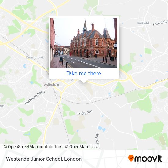 Westende Junior School map