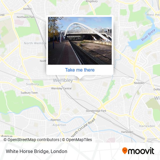 White Horse Bridge map