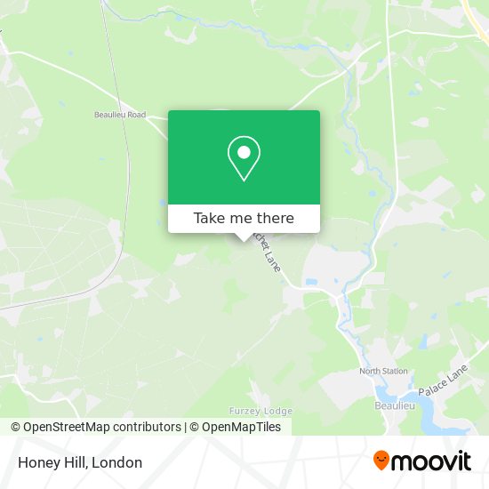 Honey Hill map
