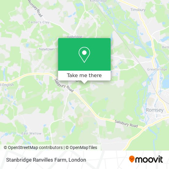 Stanbridge Ranvilles Farm map