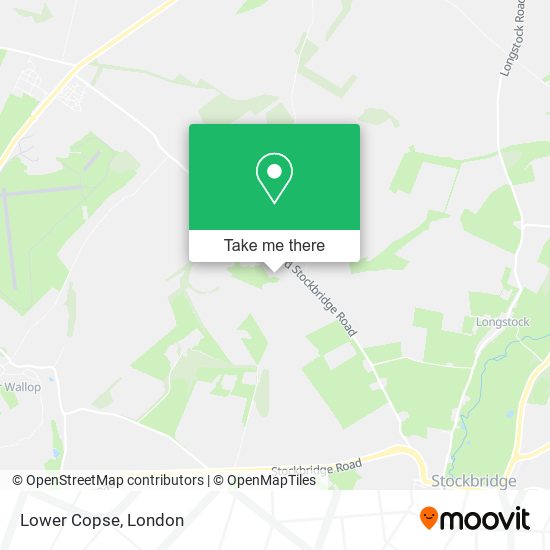 Lower Copse map