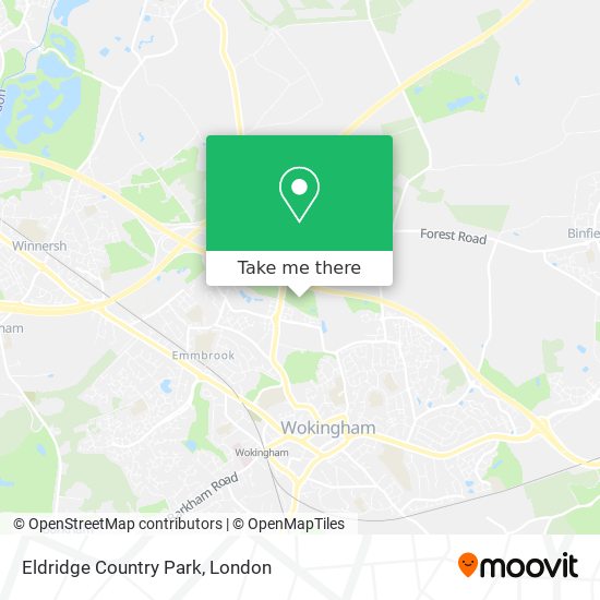 Eldridge Country Park map