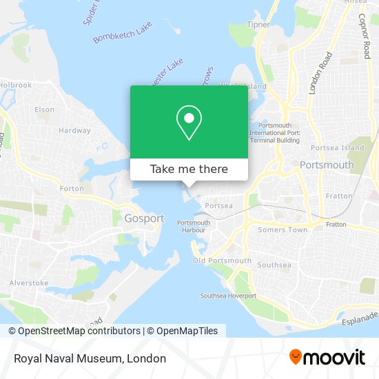 Royal Naval Museum map