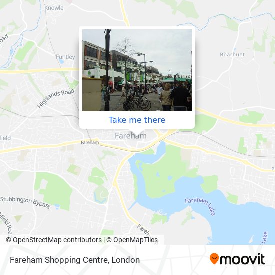 Fareham Shopping Centre map