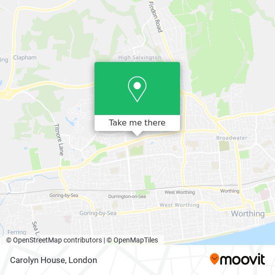 Carolyn House map