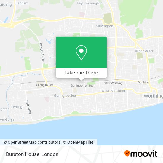 Durston House map