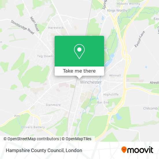 Hampshire County Council map