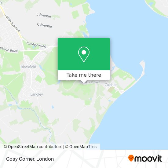 Cosy Corner map