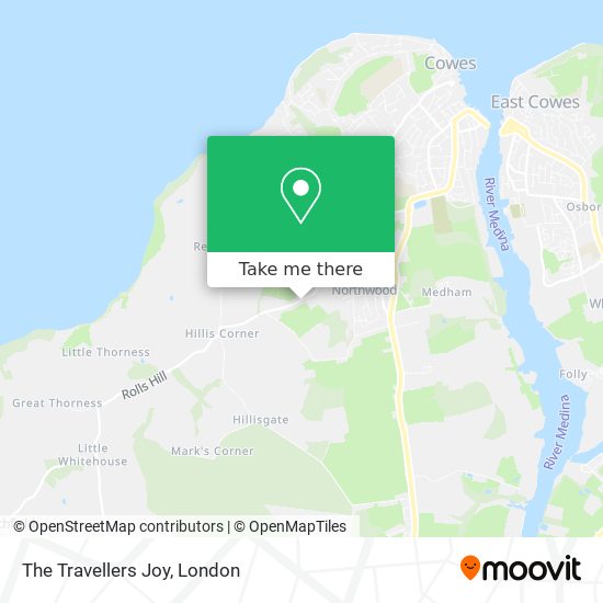 The Travellers Joy map