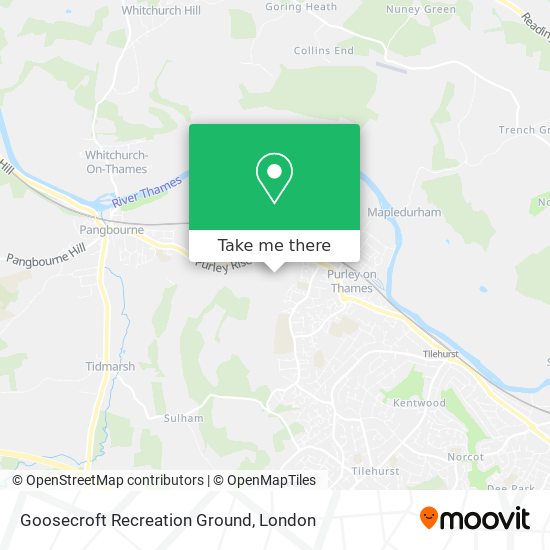Goosecroft Recreation Ground map