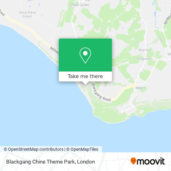 Blackgang Chine Theme Park map