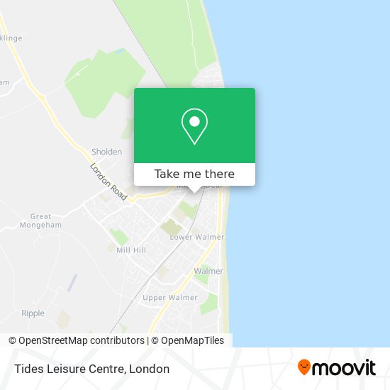 Tides Leisure Centre map