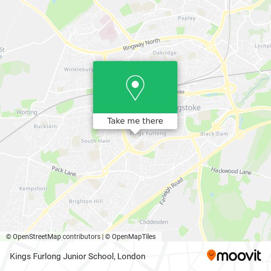 Kings Furlong Junior School map