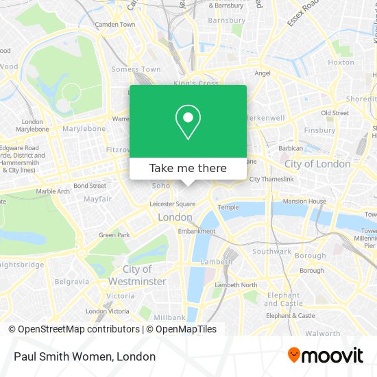Paul Smith Women map