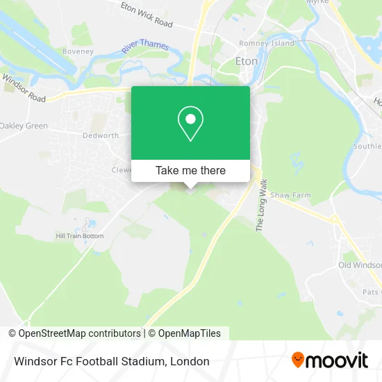 Windsor Fc Football Stadium map
