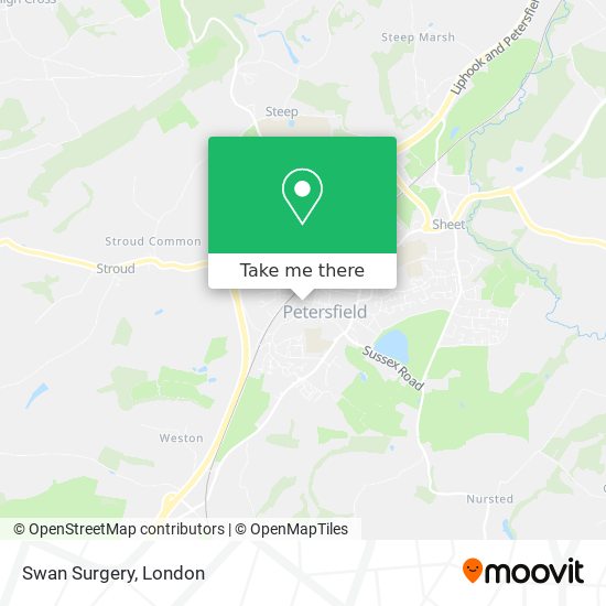 Swan Surgery map