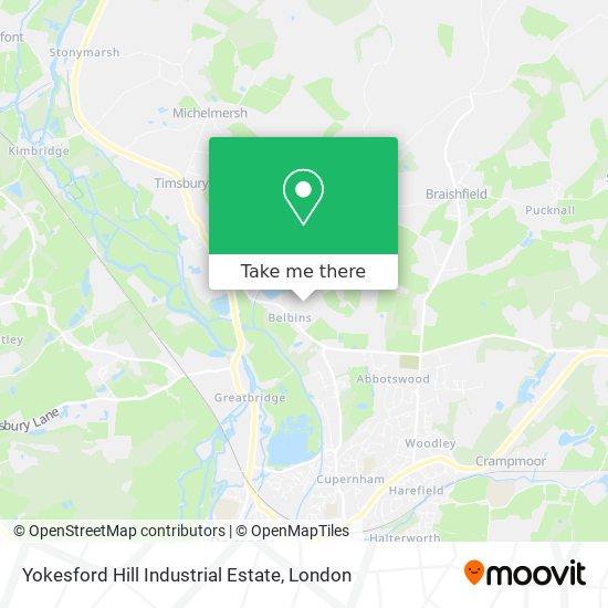 Yokesford Hill Industrial Estate map