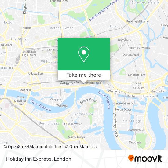 Holiday Inn Express map