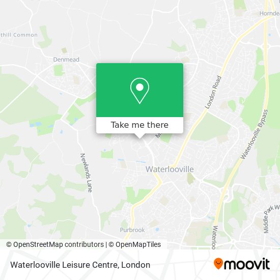 Waterlooville Leisure Centre map