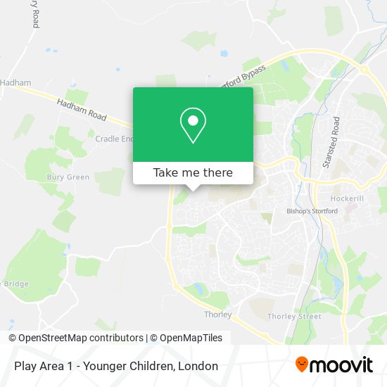 Play Area 1 - Younger Children map