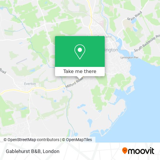 Gablehurst B&B map
