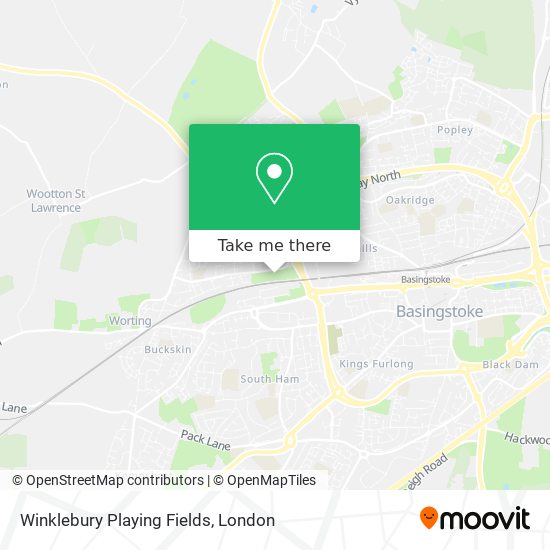 Winklebury Playing Fields map