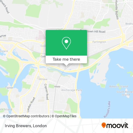 Irving Brewers map
