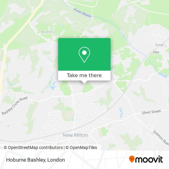 Hoburne Bashley map