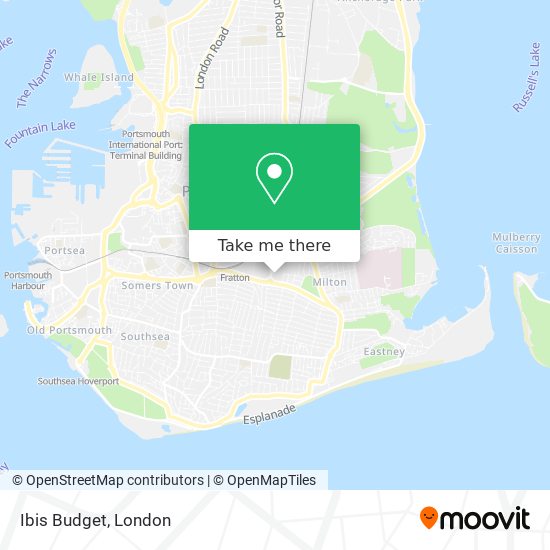 Ibis Budget map