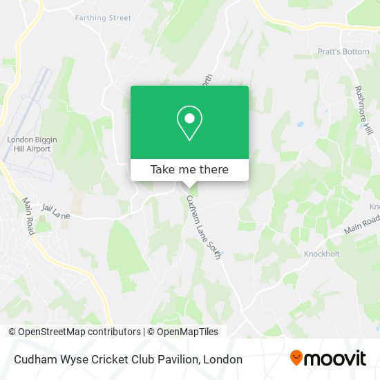Cudham Wyse Cricket Club Pavilion map